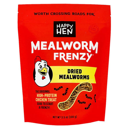 100% Mealworm Frenzy Treats for Chickens