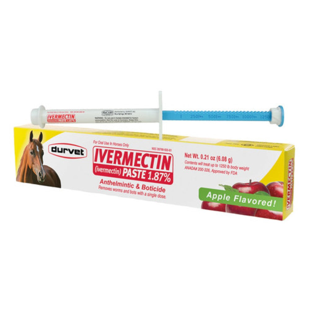 Ivermectin Apple Flavored Horse Dewormer Paste