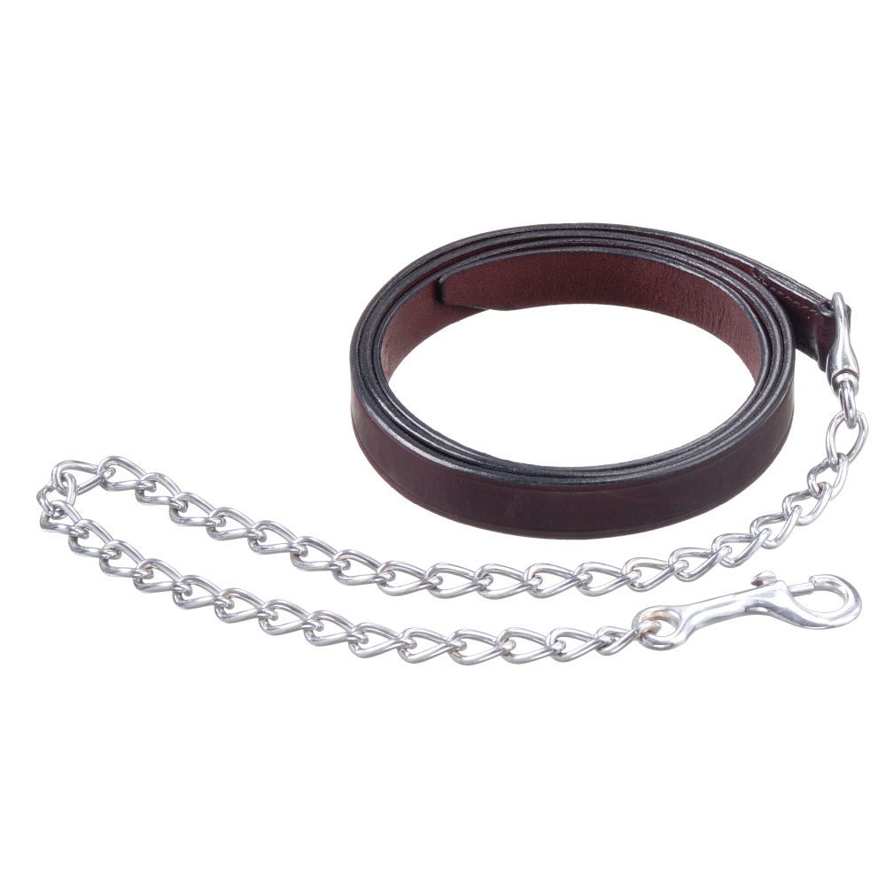 3/4" Royal King Dark oil LEATHER LEAD LINE