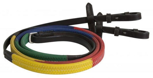 Multi-colored English Training Reins