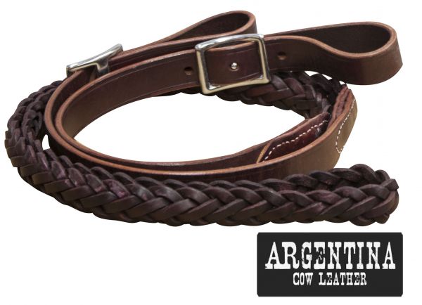 Argentina Cow Leather Contest Reins