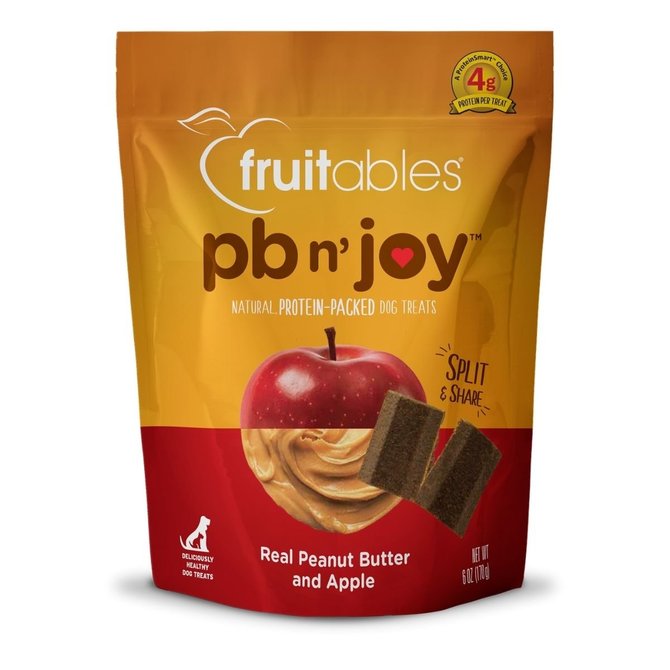 Fruitables PB n' Joy Dog Treats Peanut Butter & Apple