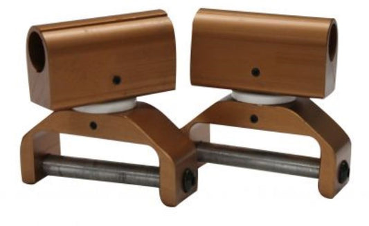 Copper Colored Aluminum Stirrup Turners. Adjusts with Allen Keys ( Included)