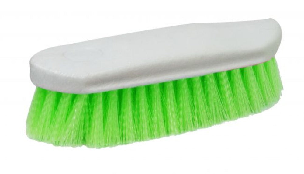 Neon Color Stiff Bristle Brush w/ Oval base