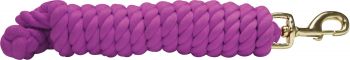 10' Soft Cotton Lead Rope w/ Brass Snap