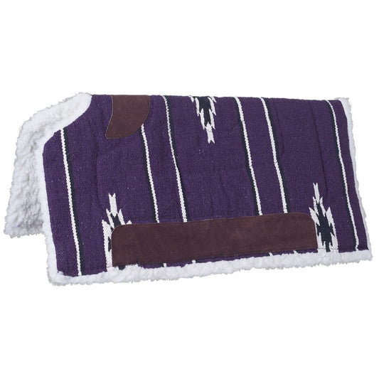32" x 32" Tough-1 Sierra Cutback Saddle Pad Purple