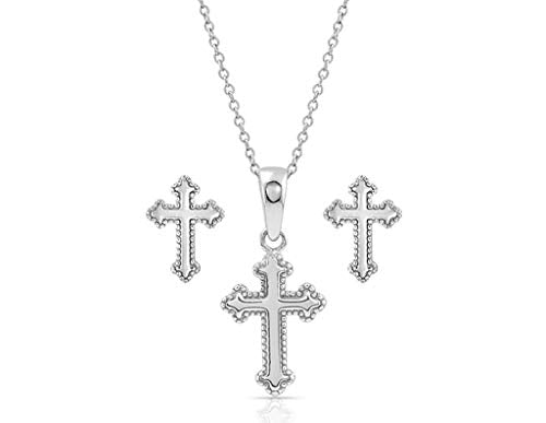 Montana Silversmiths Faith Cross Jewelry Set