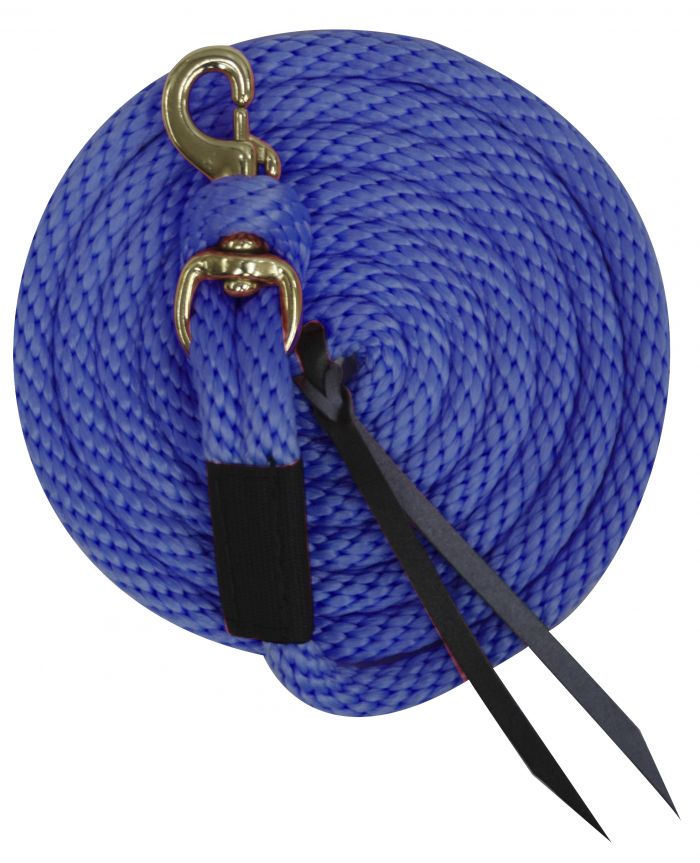 Poly Lead Rope w/ Removable Brass Snap