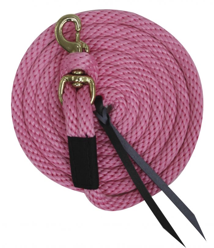 Poly Lead Rope w/ Removable Brass Snap