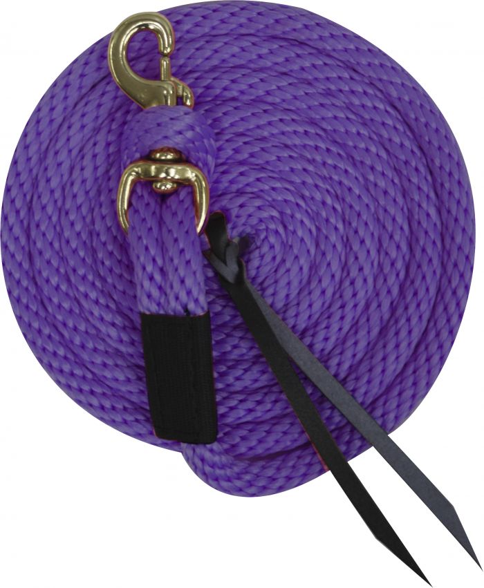 Poly Lead Rope w/ Removable Brass Snap