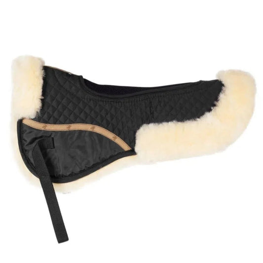 Horze Harleigh Rising Half Pad Black Sheepskin