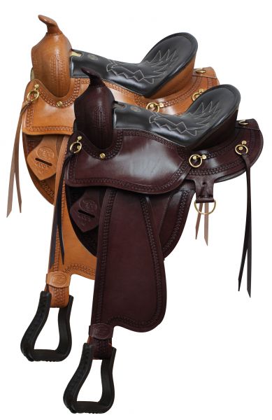 Round Skirt Doubled T Gaited Saddle