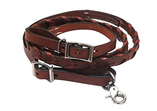 Pony Leather Laced Contest Reins