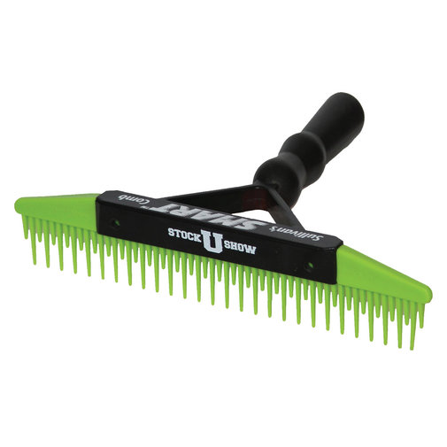Lime Green & Black Large Smart Fluffer Comb
