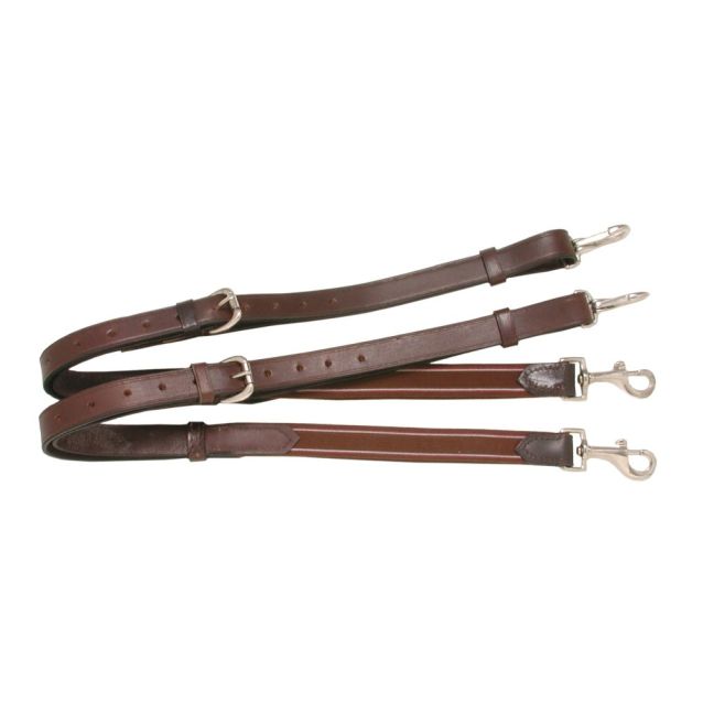 Leather Side Reins w/ Elastic ends