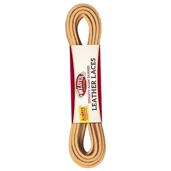 ALUM TANNED LEATHER LACE HANDY PACK, CHESTNUT, 1/8" X 72"