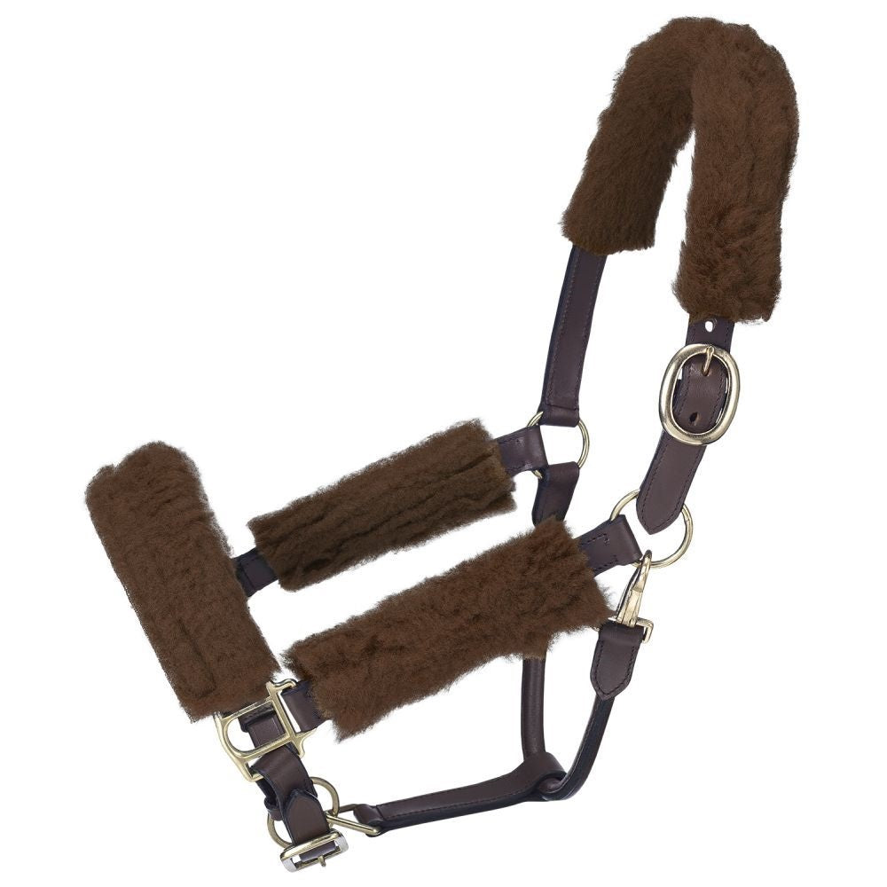 Tough-1 Horse size Fleece Halter Set