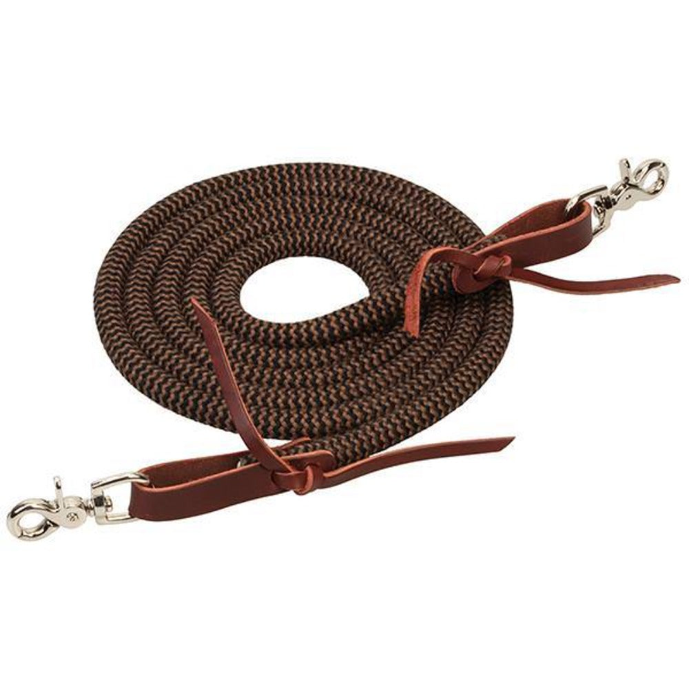 Weaver Leather Ecoluxe Bamboo Round Trail Reins w/ Water loops