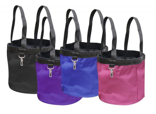 Showman Durable Nylon Grooming Tote With Pockets