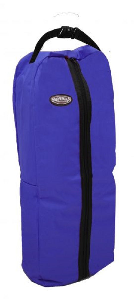 Nylon halter & bridle bag with zipper front