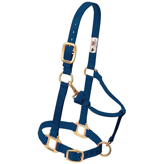 Original Adjustable Chin and Throat Snap Halter Large Horse Size