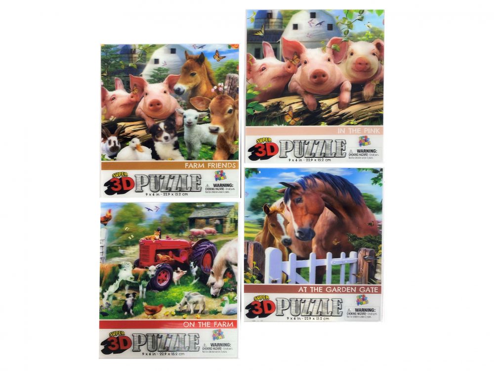 3D Farm Puzzle