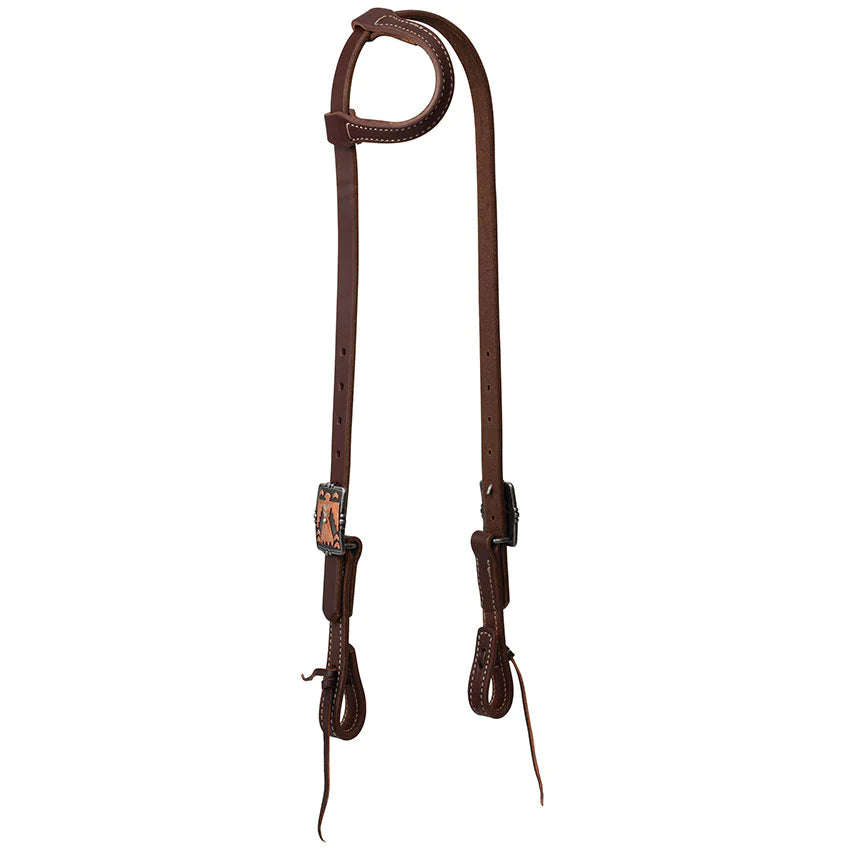 WORKING TACK HEADSTALL WITH DESIGNER HARDWARE