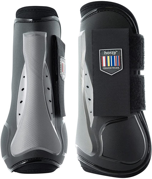 Horze Jumping Impact Air Shock Cushions Protective Tendon Boots