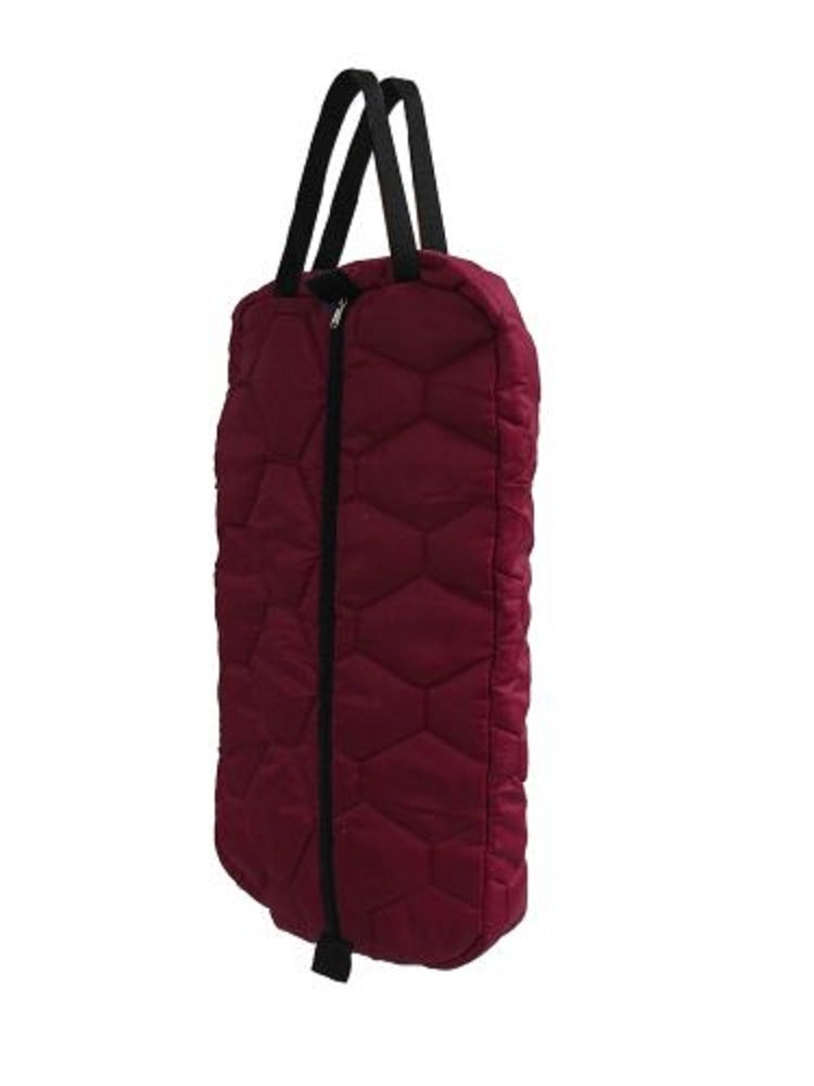 Quilted Nylon Bridle Bag w/ Zipper front