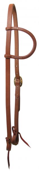 Oiled Harness Leather Single Buckle One Ear Headstall