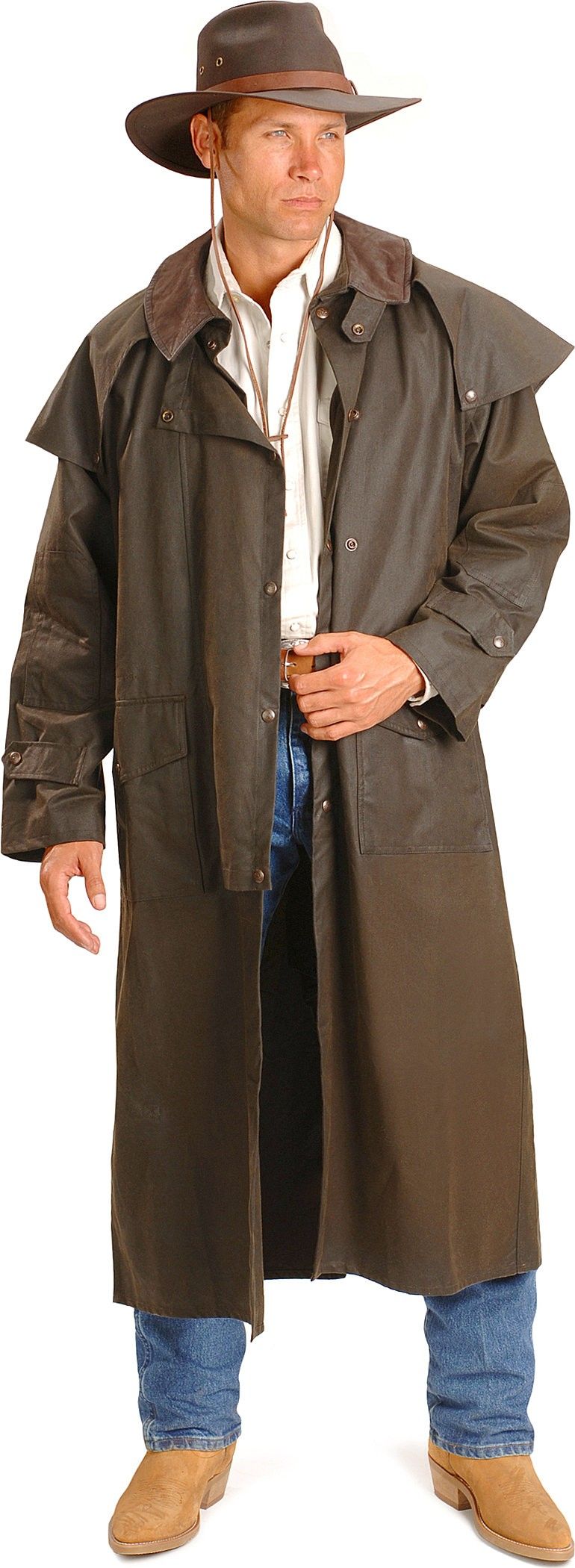 Outback Trading Company Oilskin Low Rider Duster Jacket