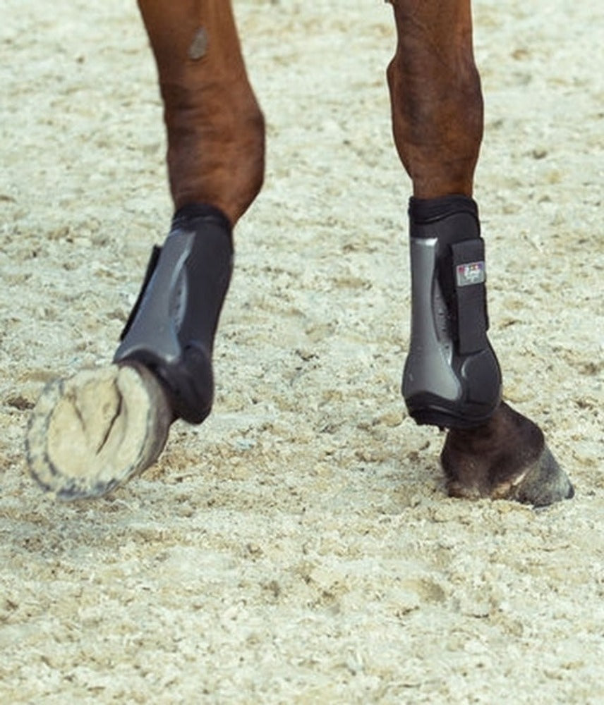 Horze Jumping Impact Air Shock Cushions Protective Tendon Boots