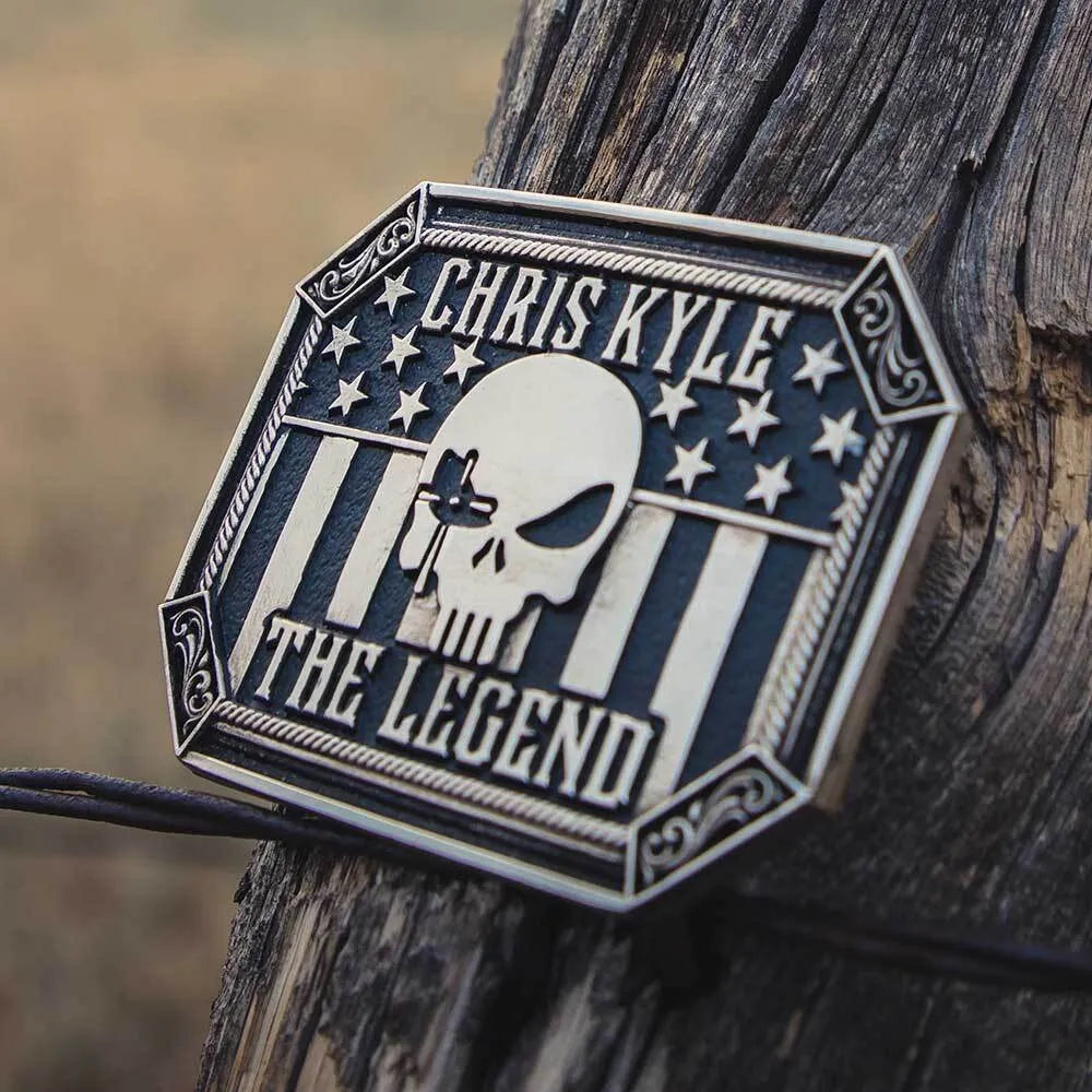 Montana Silversmith The Legend Chris Kyle Attitude Belt Buckle