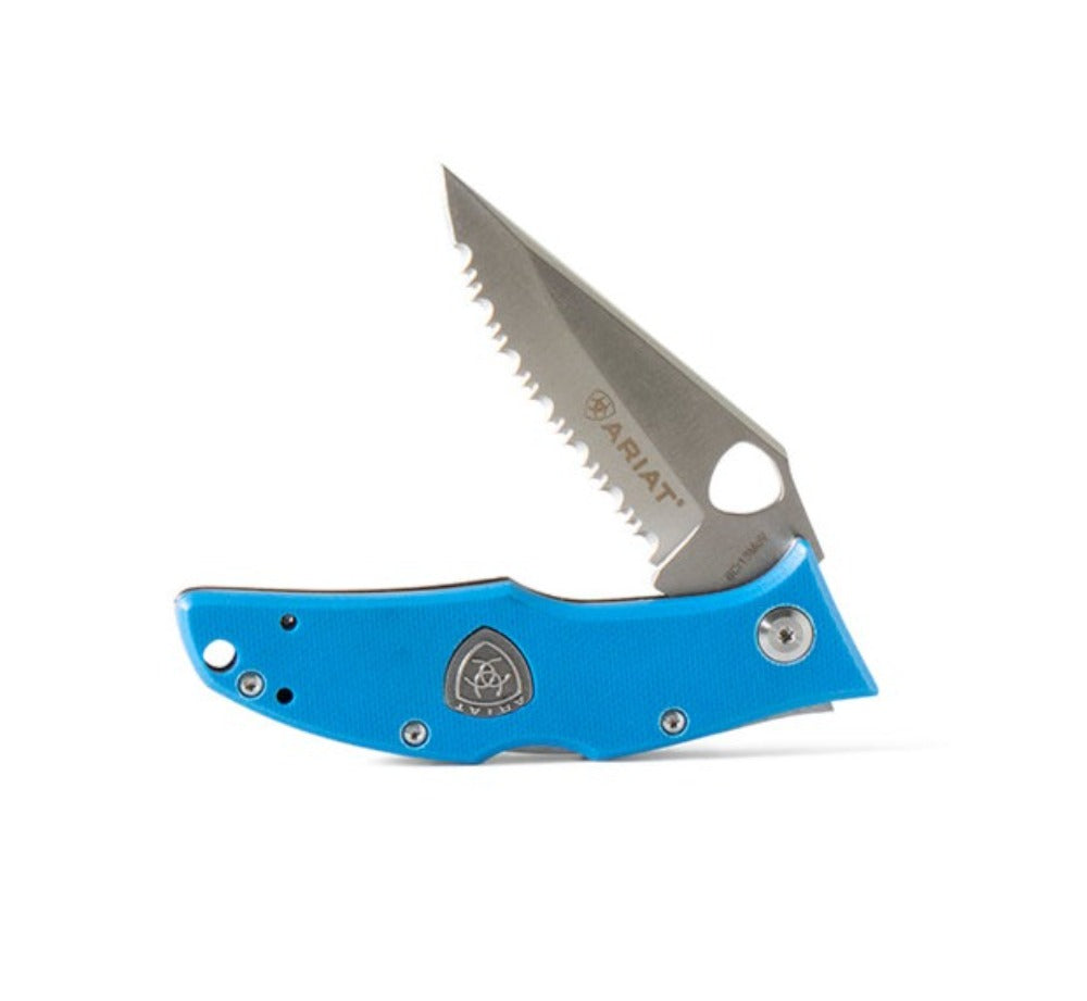 Ariat Blue Serrated 2.5" Knife