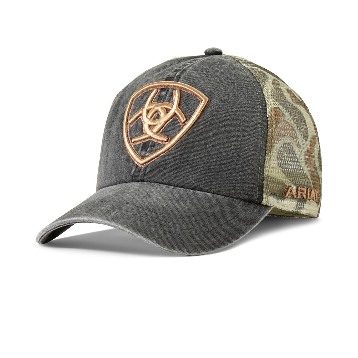 Women's Ariat Logo Hat w/ Camo mesh back