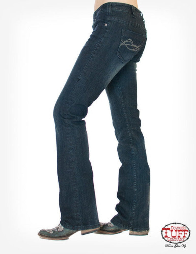 Cowgirl Tuff Forever Tuff Boot Cut Jeans
