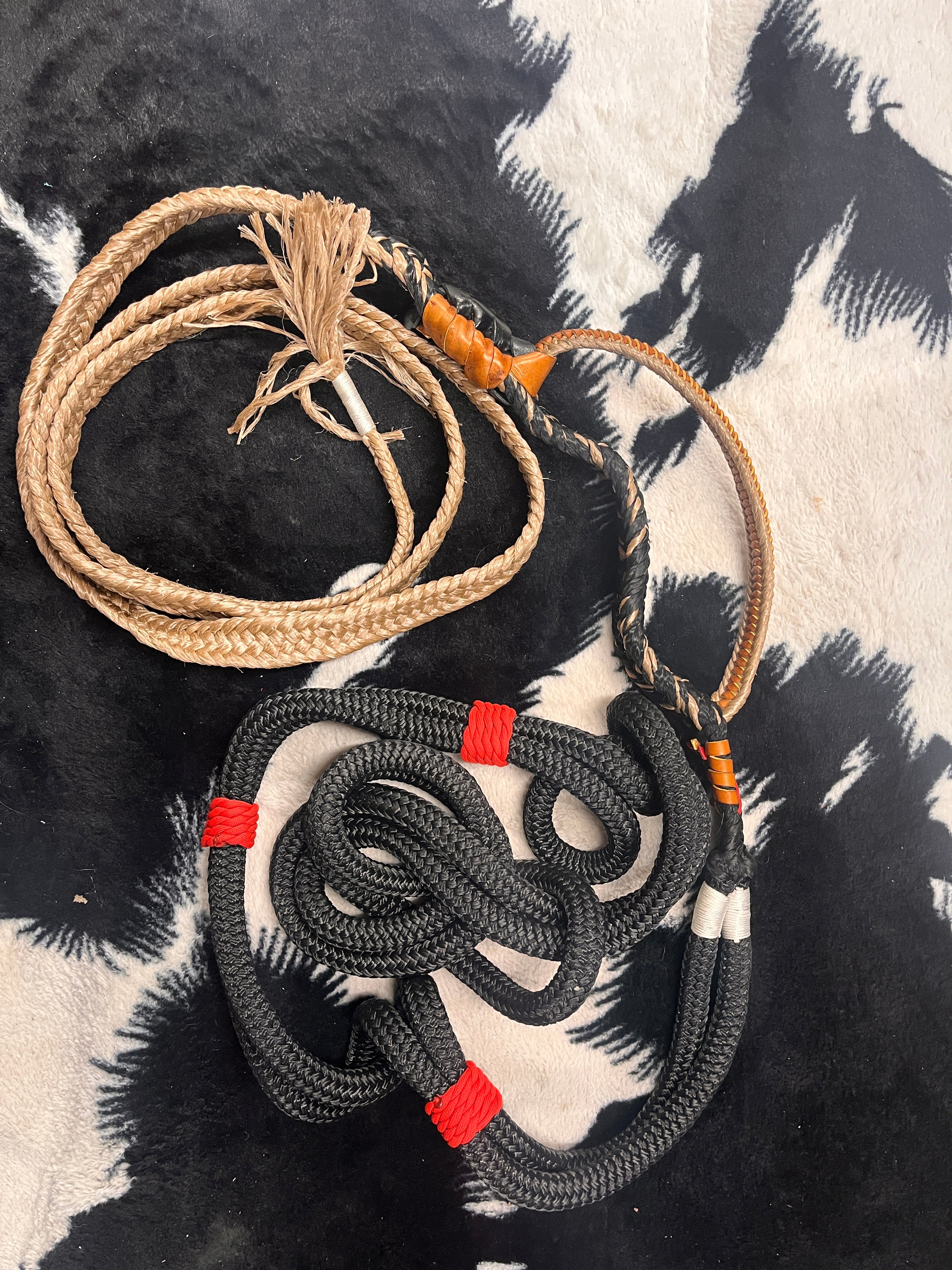 Mix Brazilian Bull Rope Barstow Custom LEFT Handed 9 Brazilian Double Braid Bull Rope – Tack N More