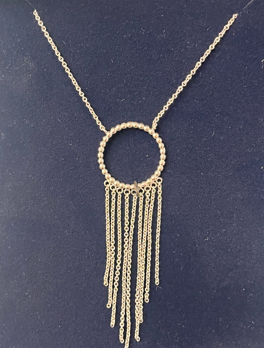 Montana Silversmiths Trailing Halo Fringe Necklace