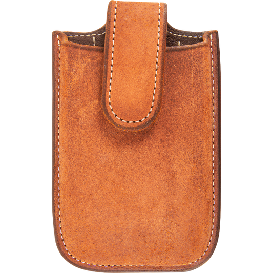 Back Cinch Roughout Leather Phone Holder