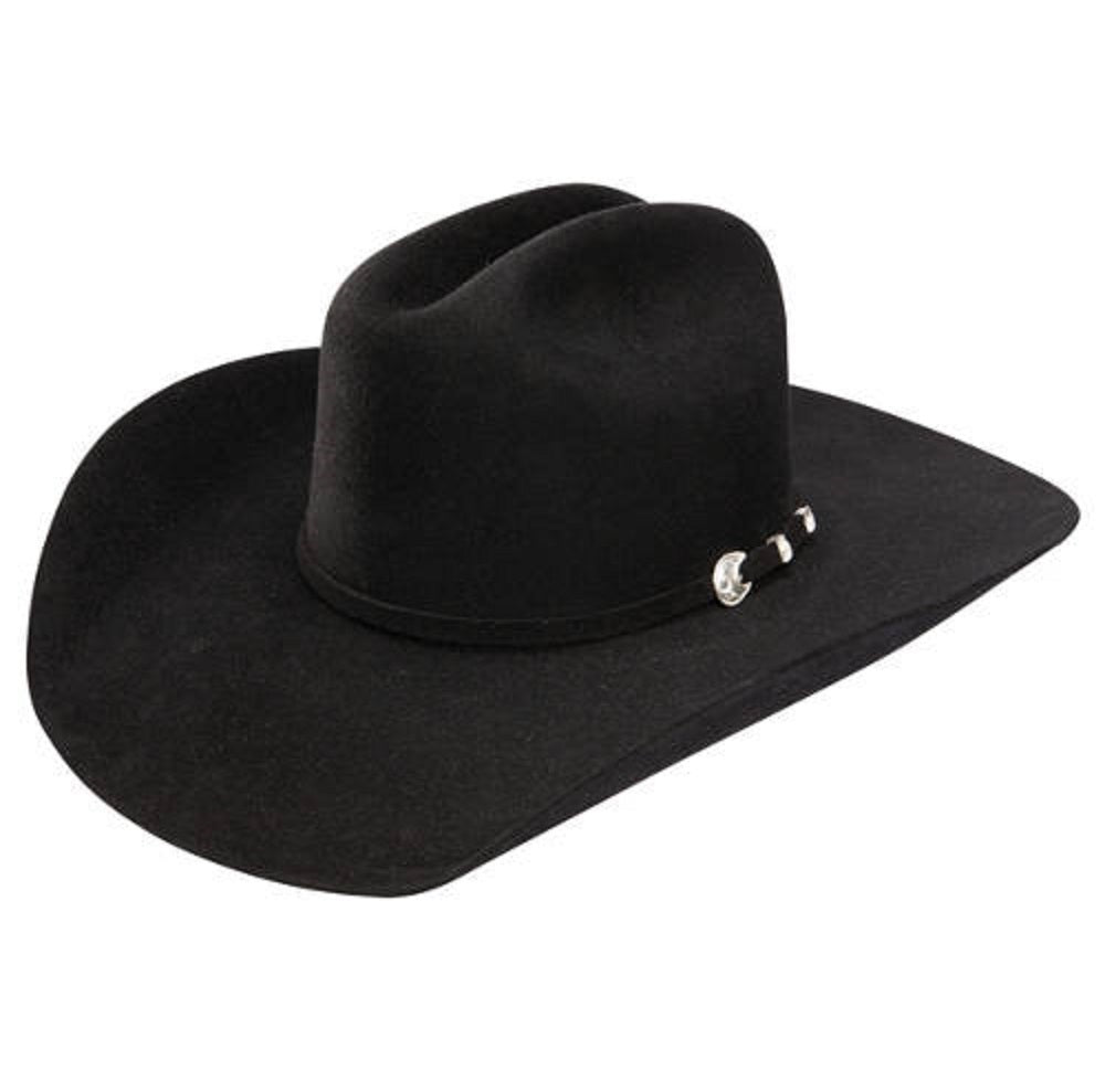 Black Stetson Corral Cowboy Hat Size 7 1/8