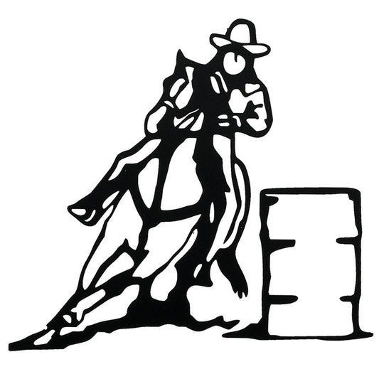 Barrel Racer Vinyl Window Decal Sticker