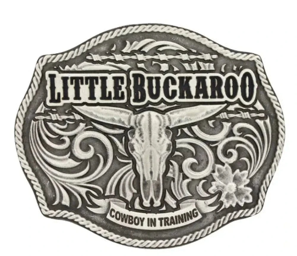 Montana Silversmiths Attitude 'Little Buckaroo' Skull Belt Buckle