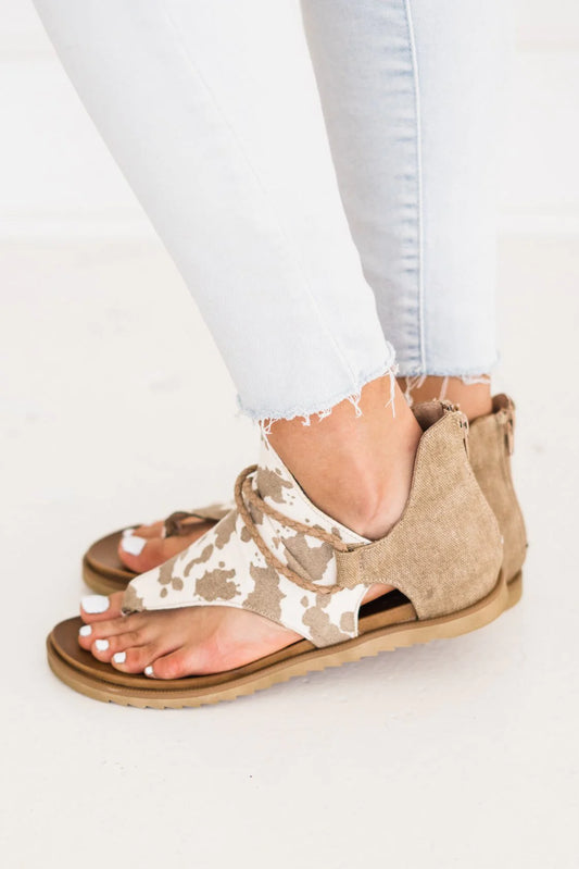 Women's Very G Angelika 2 Cow Canvas Sandal