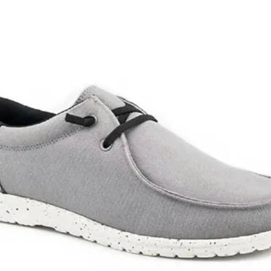 Youth Little kids Gray 'HANG LOOSE' SLIP-ON SHOES w/ Laces