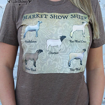 Market Show Sheep Tee