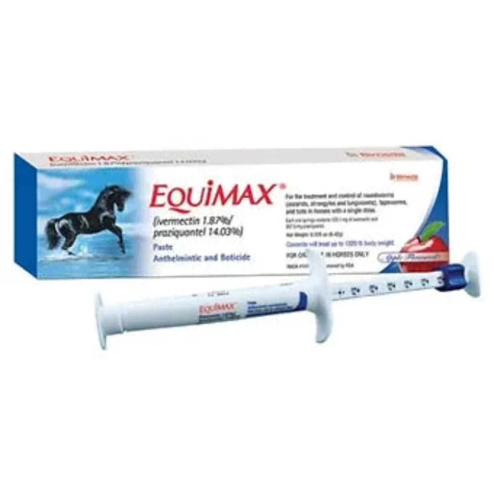 Equimax Horse Oral Paste 6.42g (0.225) Apple Flavored- One Syringe