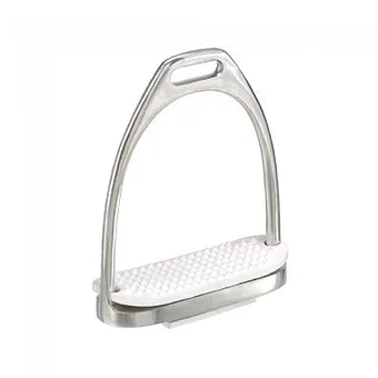EquiRoyal Stainless Steel Fillis Stirrup Irons - 4" Youth Size