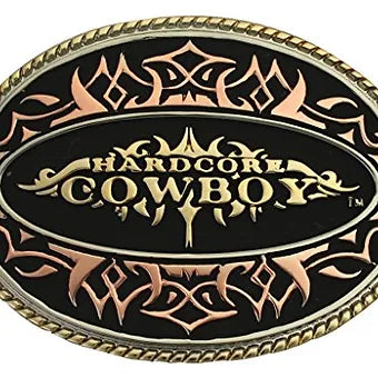 Montana Silversmiths 'Hardcore Cowboy' Attitude Belt Buckle