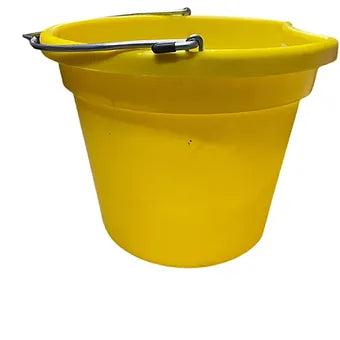 18 Qt. Flat Back Silver Line Bucket