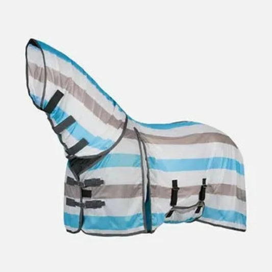 Horze Stripes Fly Sheet Belly Wrap Mesh Blanket & Neck Combo